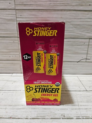 #ad #ad Box of 12 Honey Stinger Energy Gel Fruit Smoothie Flavor 1.1 OZ each 12 2026 $14.39