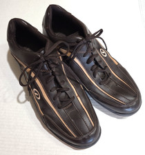 Dexter Men's Bravo Vintage Bowling Shoes Brown Lace Up Leather Slide-Rite sz 13M