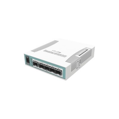 Cloud Router Switch with 1 Gigabit Ethernet / SFP Combo Port and 5 SFP Cages (CR