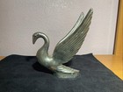 VINTAGE COLLECTIBLE HOT ROD RAT ROD NICKEL / CHROME SWAN HOOD ORNAMENT Packard — photo 2