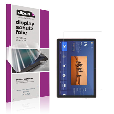 2x Schutzfolie klar für Dmoao D3 10 Zoll Displayschutzfolie Folie Display