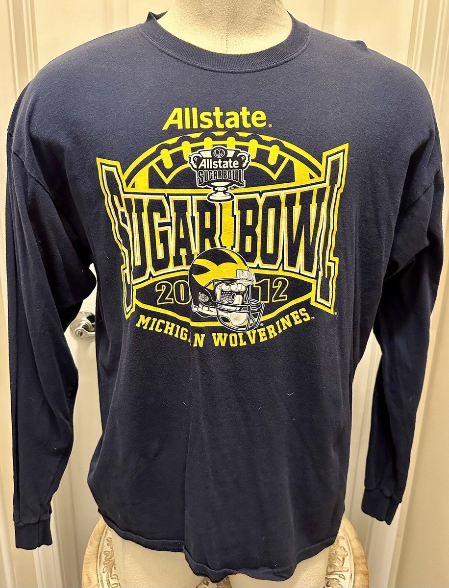 Michigan Wolverines 2012 Sugar Bowl Champions Long Sleeve Tshirt