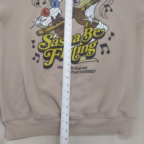 Women's Lizzo Sweatshirt Brown 2023 Tour Sasha Flute Special Crewneck - XL - Picture 5 of 6