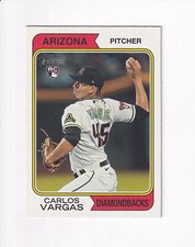 2023 Topps Heritage HIGH NUMBERS ROOKIE RC CARLOS VARGAS
