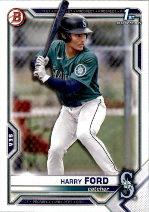 Harry Ford 2021 Bowman Draft Prospect Card #BD-1