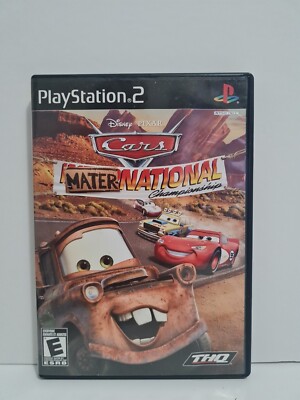 Disney Pixar Cars Mater-National - PS2 NO Manual TESTED