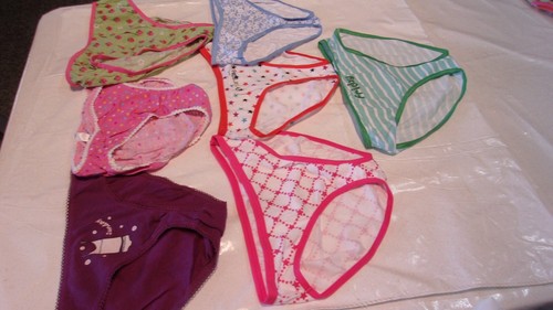 NEW 7 PAIR Girls Size Large (10) * OLD NAVY & GAP * Underwear Panties Bikinis - Picture 3 of 4