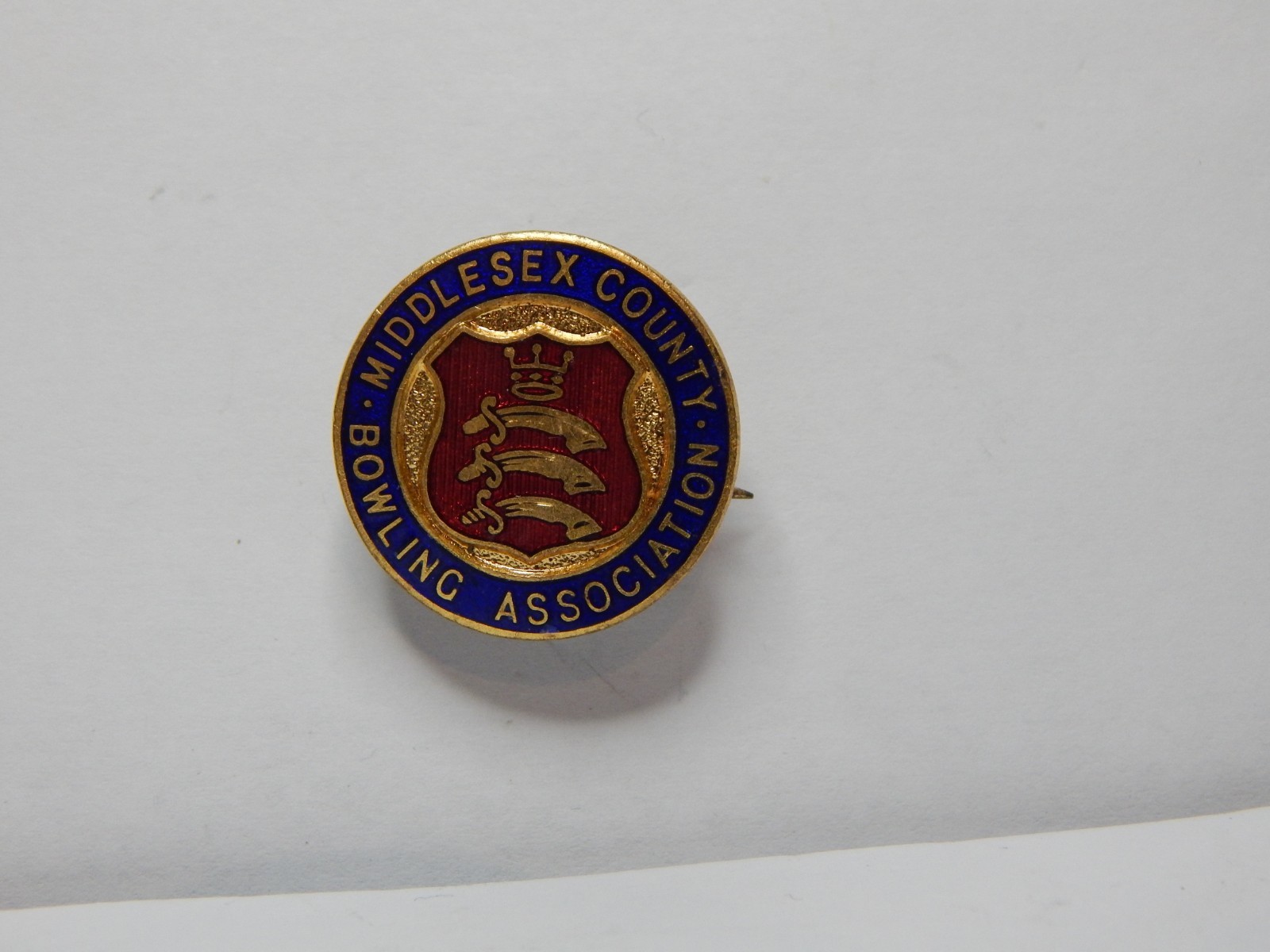 Middlesex County Bowling Association Enamel Pin Badge eBay