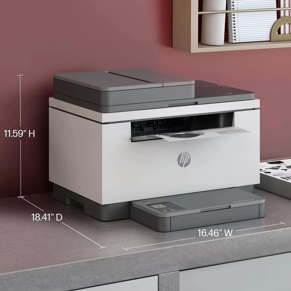 HP LaserJet MFP M234sdw Laser Printer, Black And White Mobile Print, Copy, Scan - Image 3 of 4