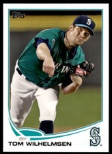 2013 Topps #402 Tom Wilhelmsen Seattle Mariners Baseball
