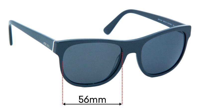SFx Replacement Sunglass Lenses fits Prada SPR 04X - 56mm