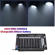 Mini Battery DMX512 Controller 24 Channels DJ Wedding Party Stage Light Console