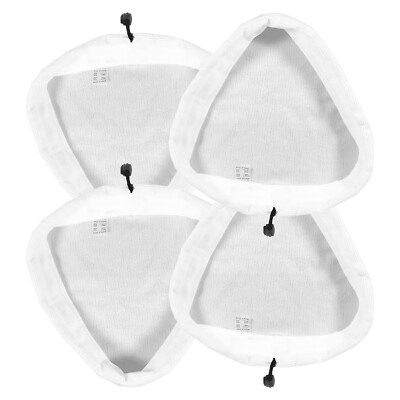 Mikrofasertücher Abdeckungen Pads für QUEST Premium 9 in 1 Dampfreiniger Mopp x 4