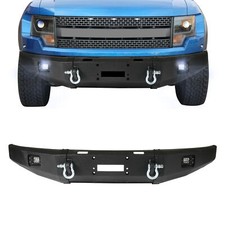 Fit For Ford F150 Svt Raptor 2009 -2014 Steel Front Bumper With Led Lights Fit For Ford F150 Svt Raptor 2009 -2014 Steel Front Bumper With Led Lights