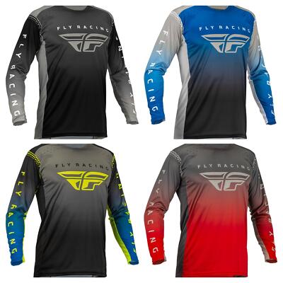Fly Racing Jersey Men Fly Racing Evo DST Abyss Jersey - White - View #10