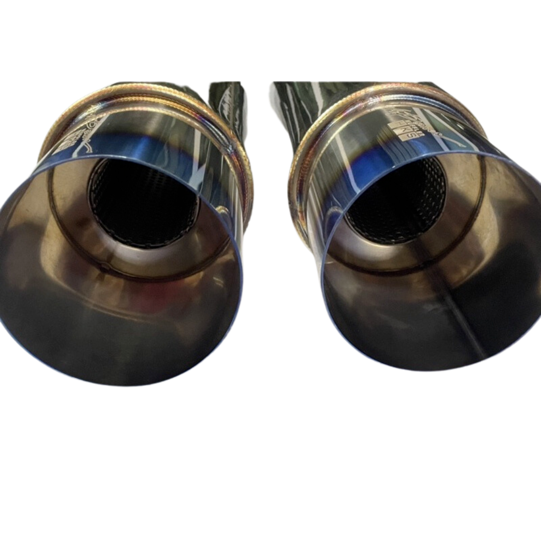 HKS HIPOWER UNIVERSAL SINGLE EXHAUST MUFFLER Inlet 2.5 Outlet 4.0