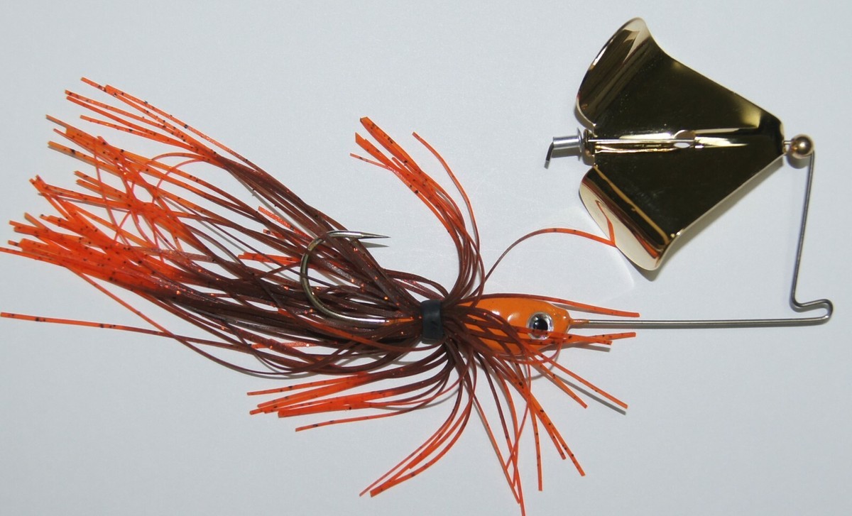 Buzz Bait Fish Techniques Con Clacker &ndash; Lama Delta Oro &ndash; 6 Misure, 11 Colori
