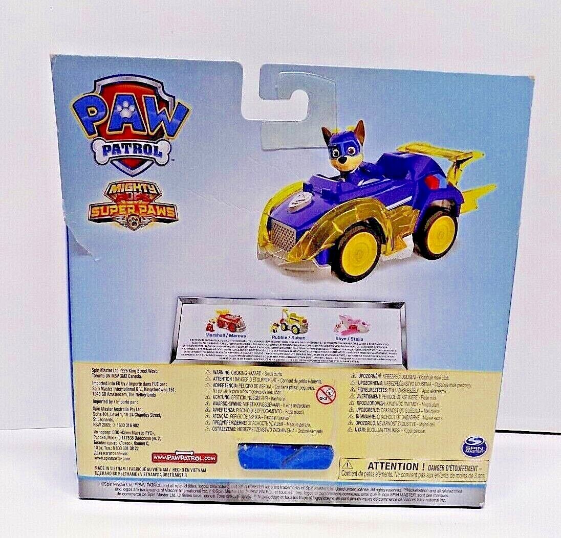 PAW Patrol: The Movie ミニカー Paw Patrol The MIGHTY MOVIE Action Figure Vehicle Set of 6