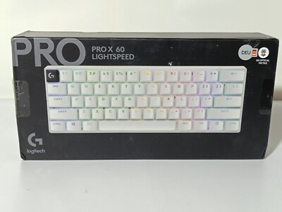 Logitech G PRO X 60 LightSpeed Tactile QWERTZ DE Mechanische Tastatur     _1.4_5