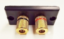 1 GT-1 Surface Mount Terminal Strip With Gold Binding Posts NEW 