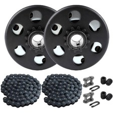 2PACK Centrifugal Clutch 3/4 Bore 12T Tooth with 35 Chain for Mini Bike Go Kart