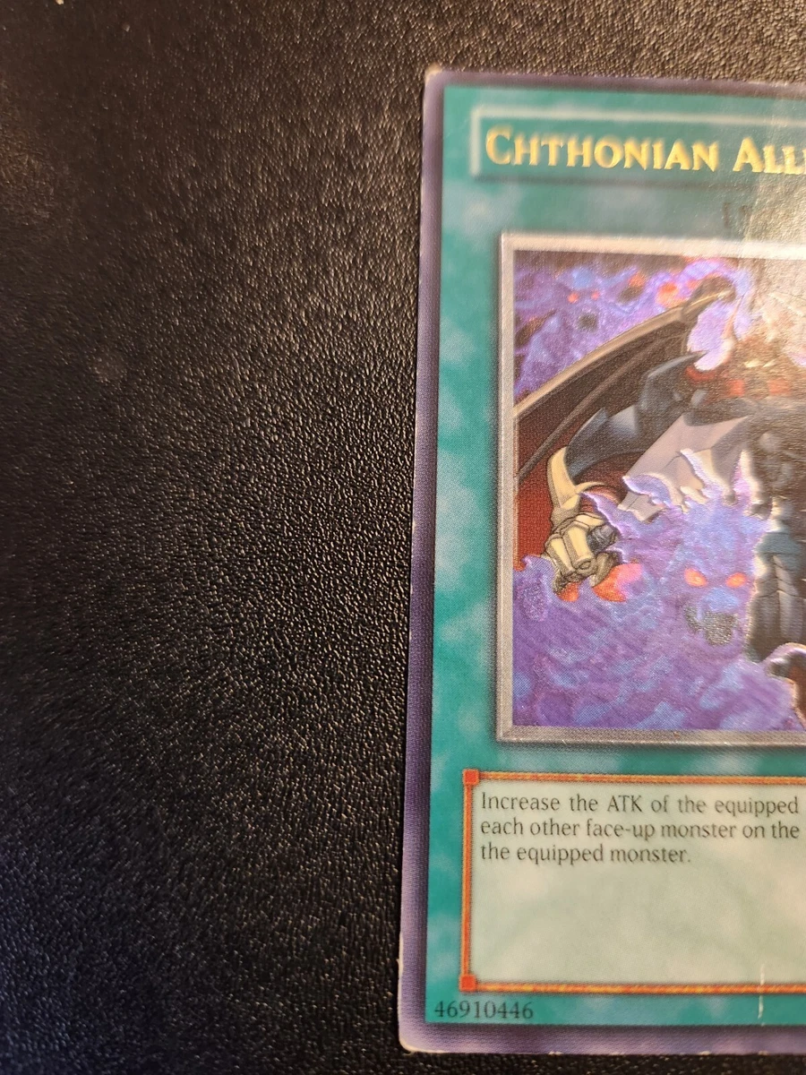 YUGIOH! 1-CHTHONIAN ALLIANCE-ULTIMATE RARE-EEN-EN044 | eBay