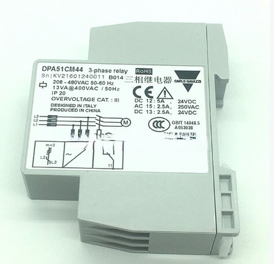 1pcs 3 phase relay Phase sequence protection relay DPA51CM44B014 Replacement #E5