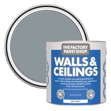 Walls and Ceilings Paint Matt Emulsion 2.5L Various Colours