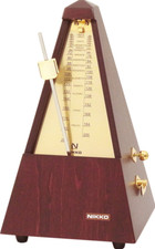 Nikko metronome wooden regular Gold 104 From Japan New Nikko metronome wooden