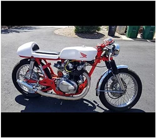 Universal Cafe Racer Fuel Gas Tank 9L/2.4G Petrol Tank for Motorcycle RD50 CG125 - Image 2 of 4