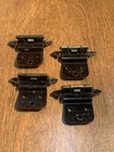 4 Vintage Offset Cabinet Cupboard Door Hinges Distressed Reclamation Hardware