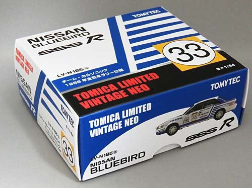 TOMICA Limited Vintage NEO Nissan Bluebird SSS R 1/64 Tomytec TLV