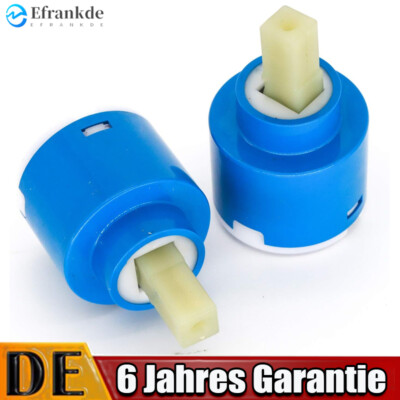 2x Kartusche Patrone Keramik Ersatz für Einhebel Armaturen Wasserhahn 40mm DE