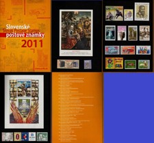 Słowacja 2011 rok kompletny czysty, oryginalny folder Poczty Słowackiej