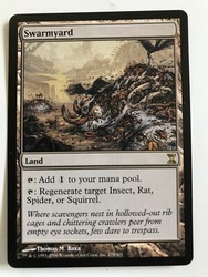 Swarmyard 278/301 Time Spiral MTG Rare Land