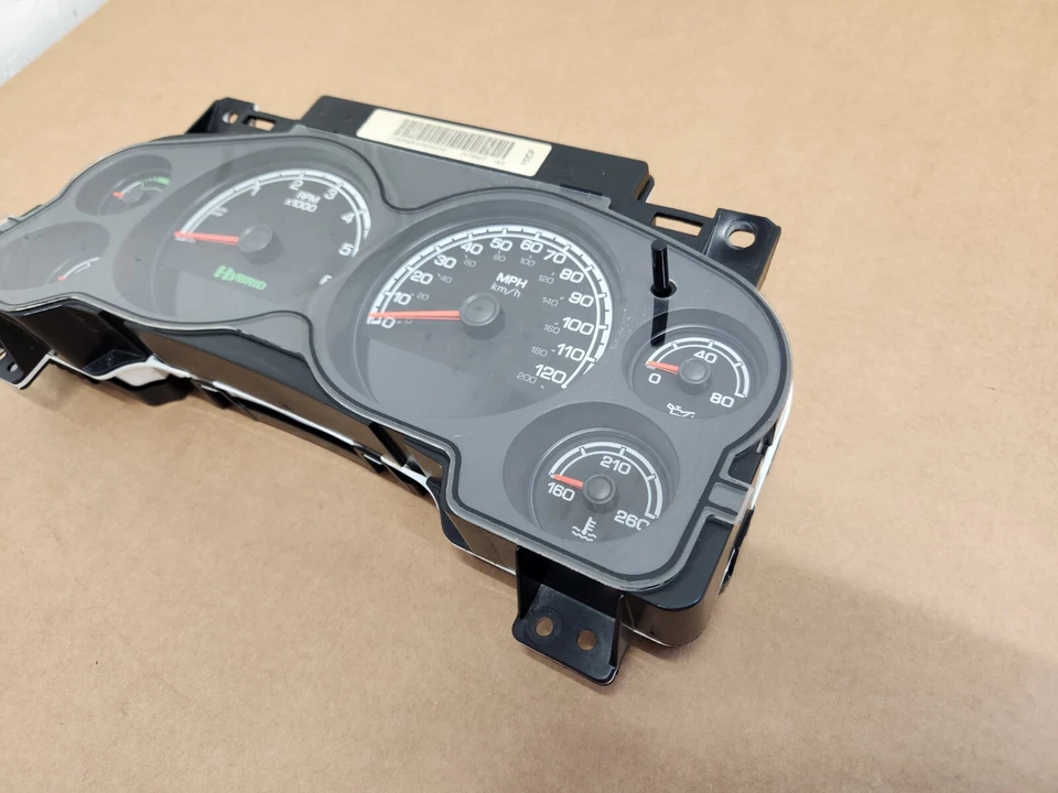 Cuadro de instrumentos híbrido Chevrolet Silverado 1500 2009-2013 20789457 #M361 Foto 4 de 4