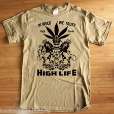 Weed T-Shirt, 420, Blunt, Pot, Marijuana, Cannabis, Sz-S-2XL Cotton Tee