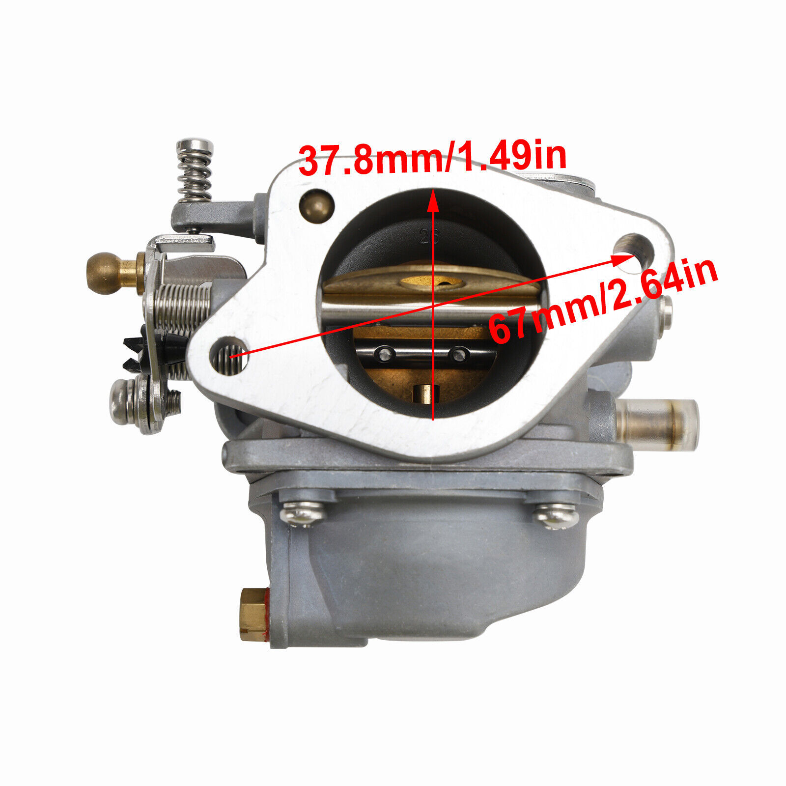 3pcs/set Carburetor Carb Assy 6K5-14301-10 For Yamaha 60HP E60M Outboard Engine