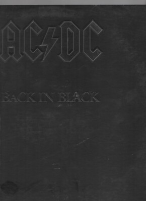 33 rpm LP AC/DC, BACK IN BLACK