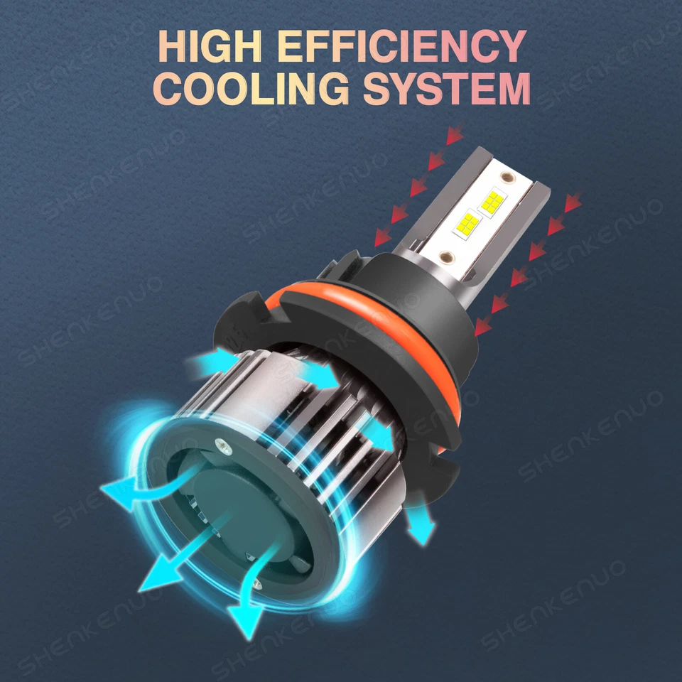 Kit de luces antiniebla LED para Mercury Mountaineer 2002-2006 4 piezas 9007 + 9145 Foto 3 de 4