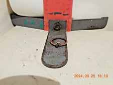 HANDMADE I THINK SILVER RING WITH A CRESCENT MOON ON FRONT - NOT MAGNETIC