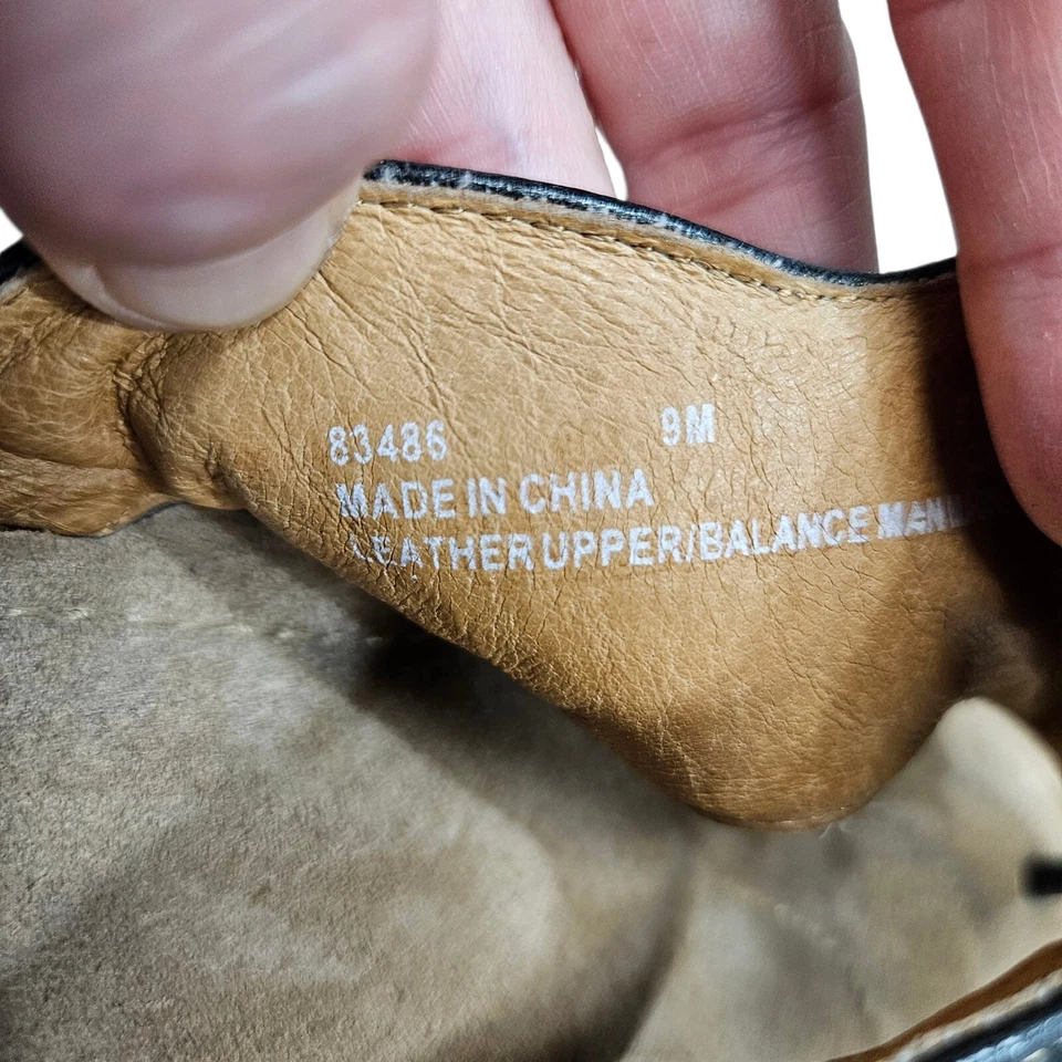 Sandalias Clarks Artesanales 3D Cuero Flor Tanga Cómodas Toboganes Cuña Negra Talla 9 Foto 3 de 4