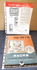 1960s ~ PAR-METAL  ~ Catalog ~ Electronic Enclosures Cabinets Chasis Panels