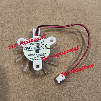 VGA Video Card Fan Replacement 37mm 2Pin for ASUS ATI NVIDIA 12V 0.1A T124010DL