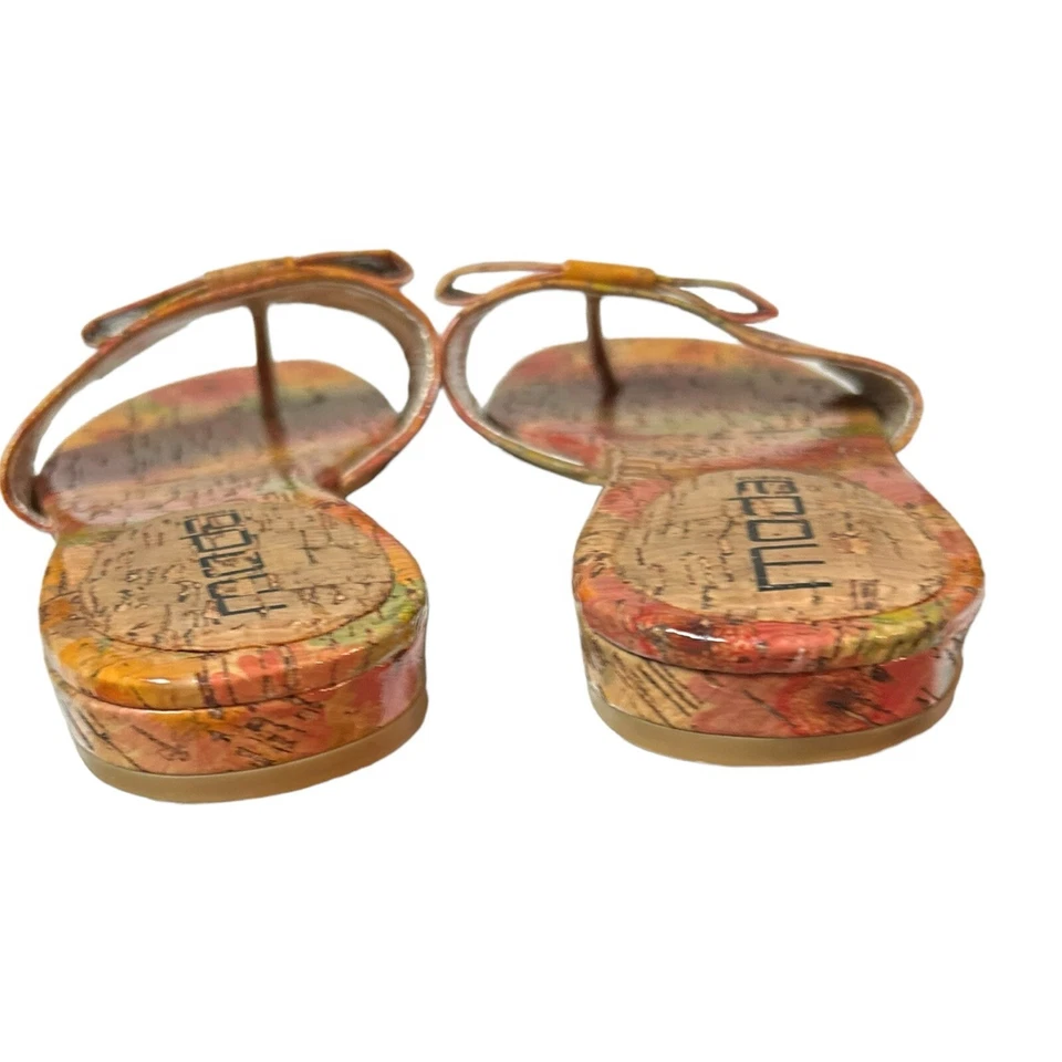 Moda Spana Size 7.5 Floral Slide Sandals Has Flaw - Image 4 of 4