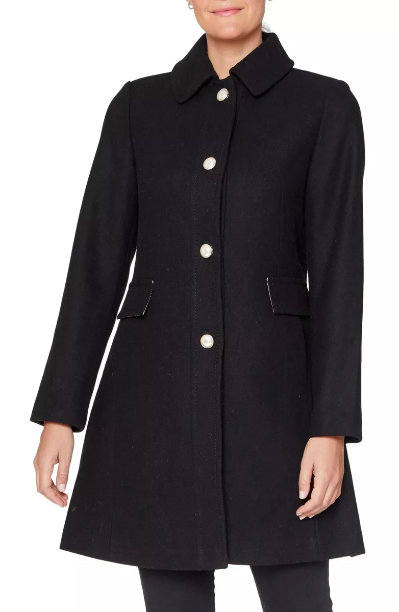 Kate Spade New York B7909 Womens Black Pearl Buttons Single