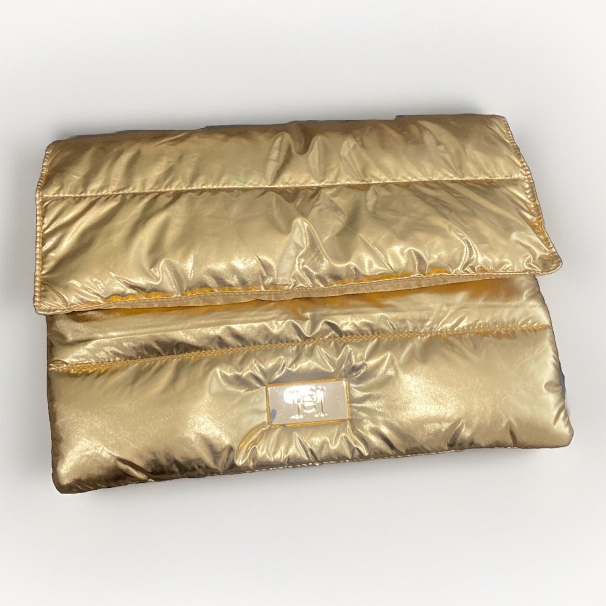 Carolina Herrera New York Fantasy Gold Metallic Puffer Carolina Herrera New York Fantasy Gold Metallic Puffer