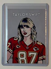 Taylor Swift Limited Edition Artist Signed Kansas City Chiefs Kelce Card 5/10