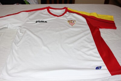 Camiseta De Futbol Oficial Vintage Del Sevilla F.c De La Marca Joma