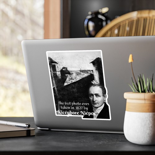Vinyl Sticker / Decal - The First Photograph Ever Taken by Nicéphore Niépce - Picture 5 of 13